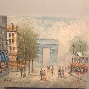 Lovely painting of Paris